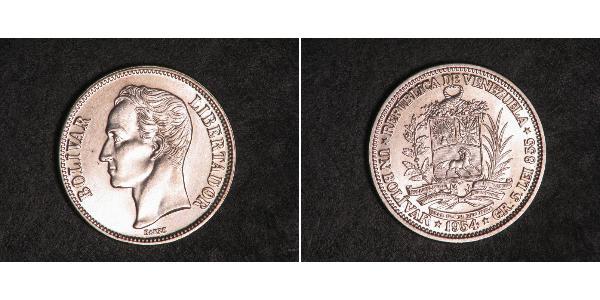 1 Bolivar Venezuela Argento 
