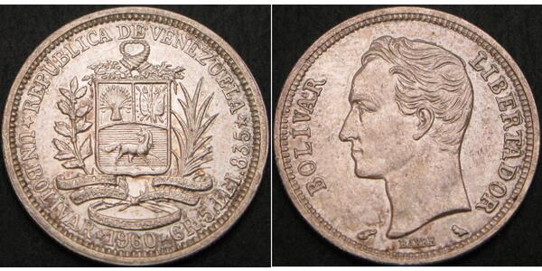 1 Bolivar Venezuela Argento 