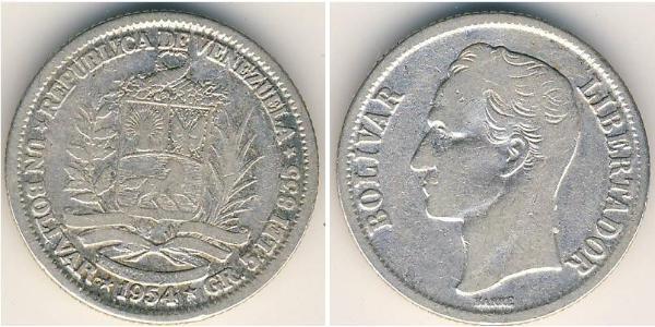 1 Bolivar Venezuela Argento 