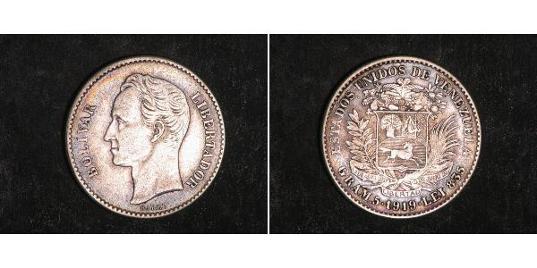 1 Bolivar Venezuela Argento 
