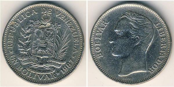 1 Bolivar Venezuela Nichel 
