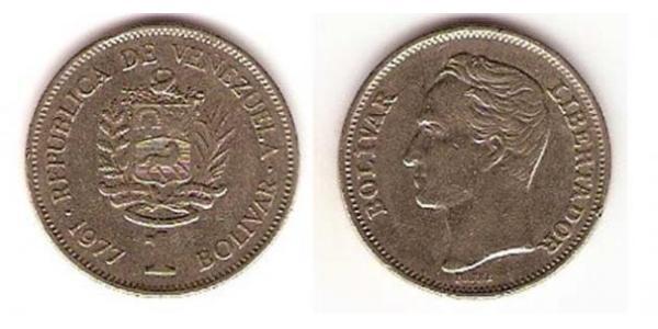 1 Bolivar Venezuela Nickel 