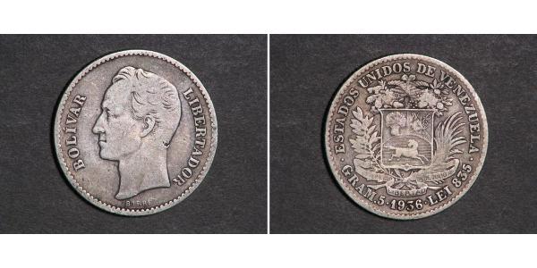 1 Bolivar Venezuela Plata 