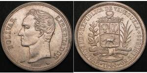 1 Bolivar Venezuela Silber 