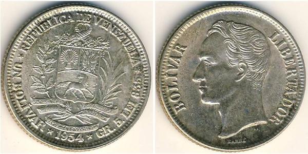 1 Bolivar Venezuela Silber 