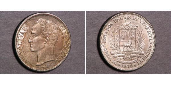 1 Bolivar Venezuela Silber 