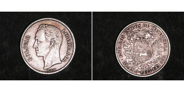 1 Bolivar Venezuela Silber 