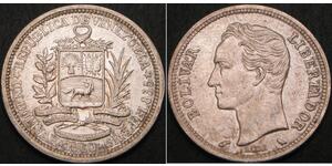 1 Bolivar Venezuela Silver 