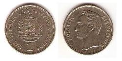 1 Bolivar Venezuela 镍 