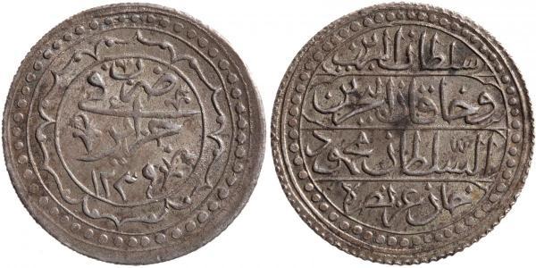 1 Budju Algerien Silber Mahmud II