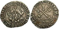 1 Carlin Папська держава (752-1870) Срібло Мартин V (1368 -1431)