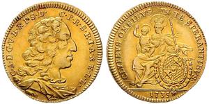 1 Carolin Electorate of Bavaria (1623 - 1806) Oro 