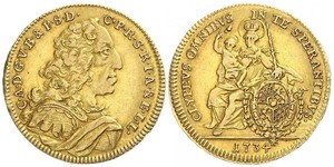 1 Carolin Бавария (курфюршество) (1623 - 1806) Золото 
