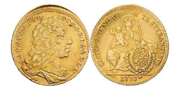 1 Carolin Бавария (курфюршество) (1623 - 1806) Золото 