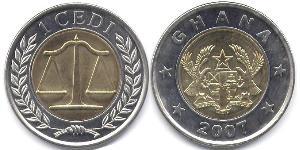 1 Cedi Ghana  