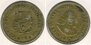 1 Cent South Africa Brass 