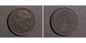 1 Cent British Honduras (1862-1981) Bronce Victoria (1819 - 1901)