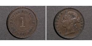 1 Cent British Honduras (1862-1981) Bronce Victoria (1819 - 1901)