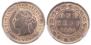 1 Cent Canadá Bronce Victoria (1819 - 1901)