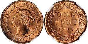 1 Cent Canadá Bronce Victoria (1819 - 1901)