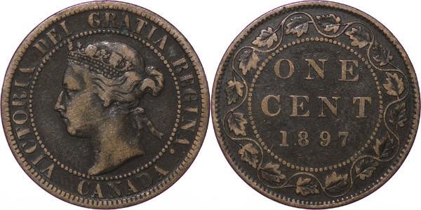 1 Cent Canadá Bronce Victoria (1819 - 1901)