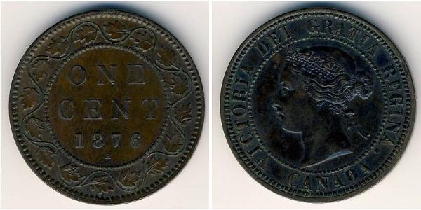 1 Cent Canadá Bronce Victoria (1819 - 1901)