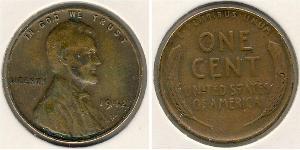 1 Cent Estados Unidos de América (1776 - ) Bronce Abraham Lincoln (1809-1865)