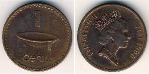 1 Cent Fiyi Bronce 