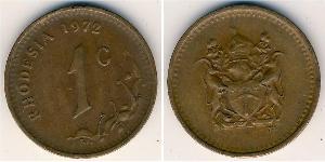 1 Cent Rodesia (1965 - 1979) Bronce 