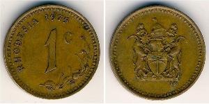 1 Cent Rodesia (1965 - 1979) Bronce 