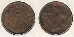 1 Cent Straits Settlements (1826 - 1946) Bronce 