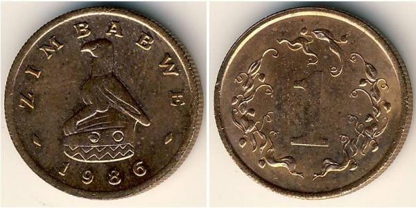 1 Cent Zimbabue (1980 - ) Bronce 