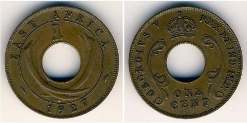 1 Cent África Oriental Bronce 