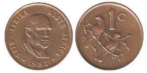 1 Cent Afrique du Sud Bronze 