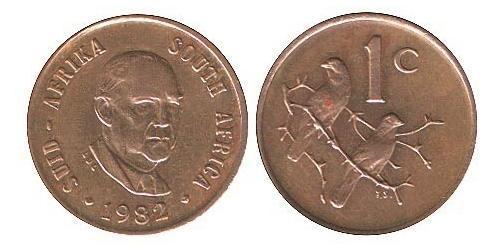 1 Cent Afrique du Sud Bronze 