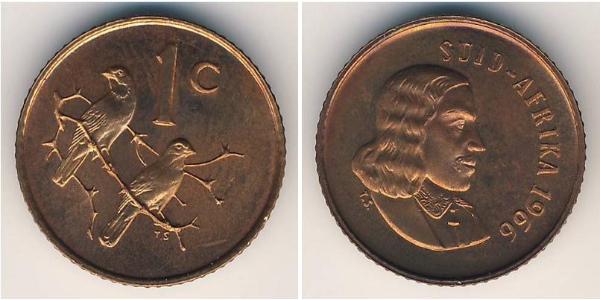1 Cent Afrique du Sud Bronze 