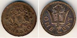 1 Cent Barbade Bronze 