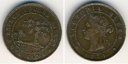 1 Cent British Empire (1497 - 1949) Bronze Victoria (1819 - 1901)