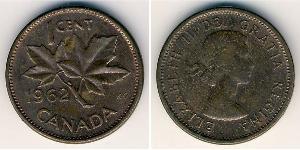 1 Cent Canada Bronze Elizabeth II (1926-2022)