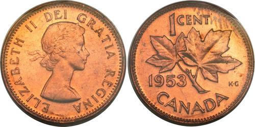 1 Cent Canada Bronze Elizabeth II (1926-2022)