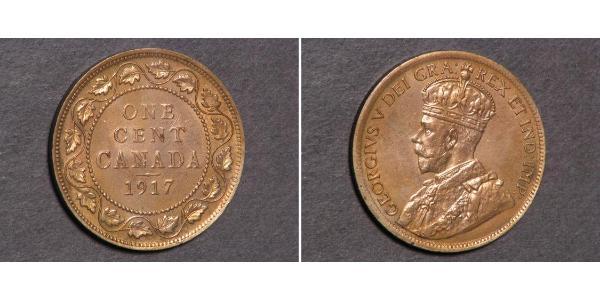 1 Cent Canada Bronze George V of the United Kingdom (1865-1936)