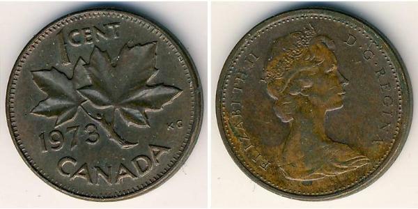 1 Cent Canada Bronze Elizabeth II (1926-2022)