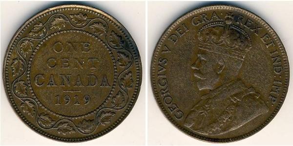 1 Cent Canada Bronze George V (1865-1936)