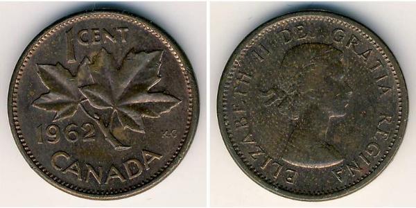 1 Cent Canada Bronze Elizabeth II (1926-2022)