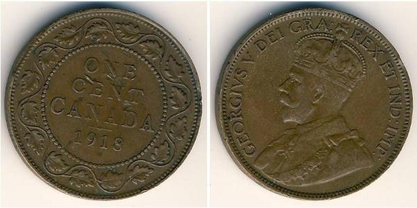 1 Cent Canada Bronze George V (1865-1936)