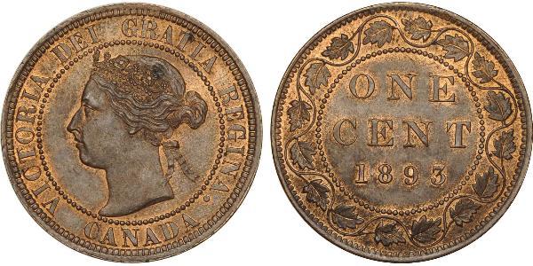 1 Cent Canada Bronze Victoria (1819 - 1901)