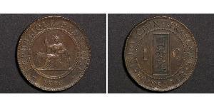 1 Cent French Indochina (1887-1954) Bronze 