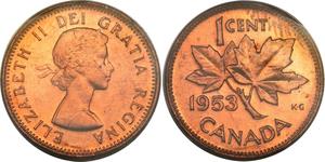 1 Cent Kanada Bronze Elizabeth II (1926-2022)