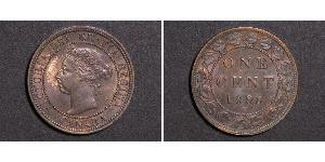 1 Cent Kanada Bronze Victoria (1819 - 1901)