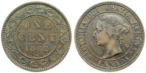 1 Cent Kanada Bronze Victoria (1819 - 1901)